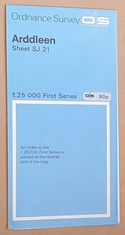 Arddleen Sheet SJ 21 1:25000 First Series Map