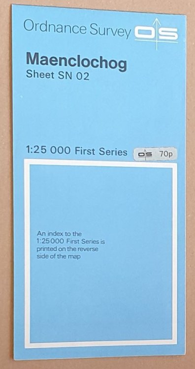 Maenclochog Sheet SN 02 1:25000 First Series Map