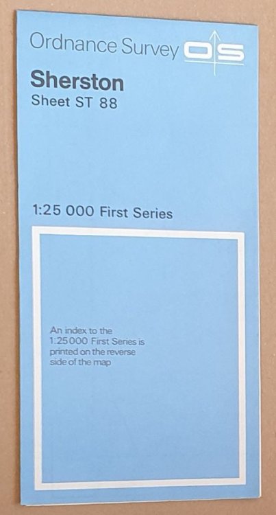 Sherston Sheet ST 88 1:25000 First Series Map