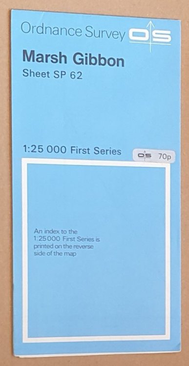 Marsh Gibbon SP 62 1:25000 First Series Map