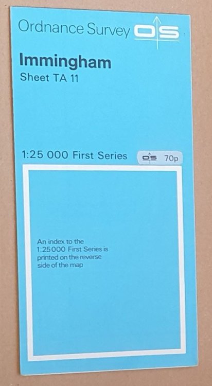 Immingham TA 11 1:25000 First Series Map