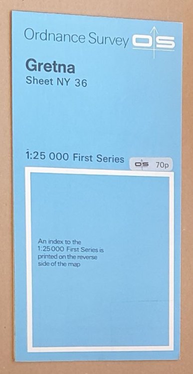 Gretna Sheet NY 36 1:25000 First Series Map