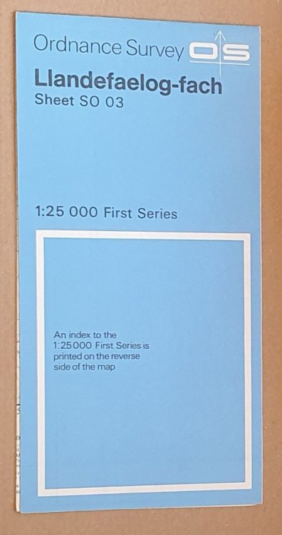 Llandefaelog-fach SO 03 1:25000 First Series Map