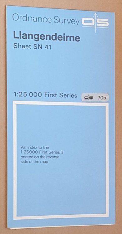 Llangendeirne SN 41 1:25000 First Series Map