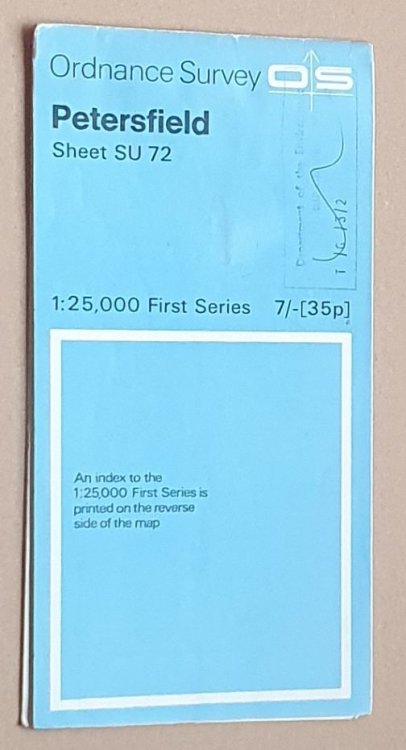 Petersfield. 1:25000 First Series Map Sheet SU 72