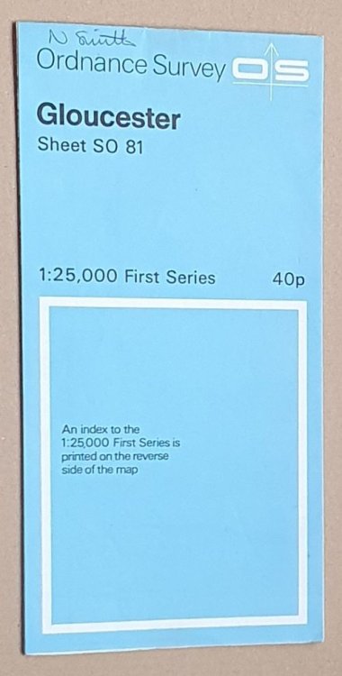 Gloucester. 1:25000 First Series Map Sheet SO 81