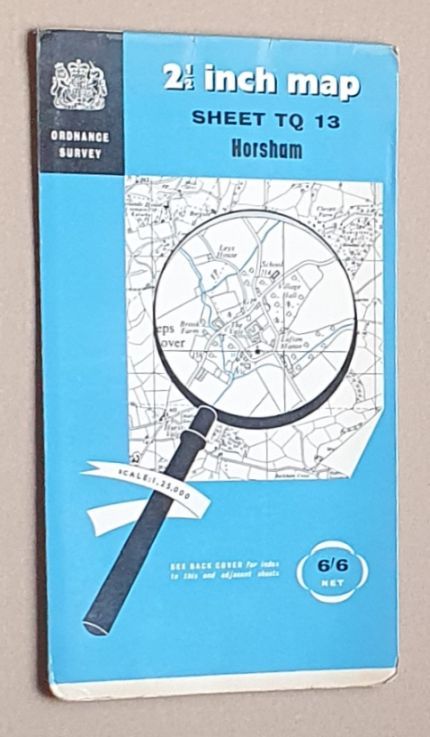 Horsham. 1:25000 First Series Map Sheet TQ 13