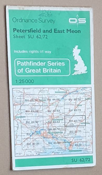 Petersfield and East Meon. Pathfinder Map Sheet SU 62/72