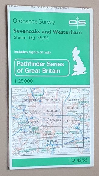 Sevenoaks and Westerham: Pathfinder Map Sheet TQ45/55