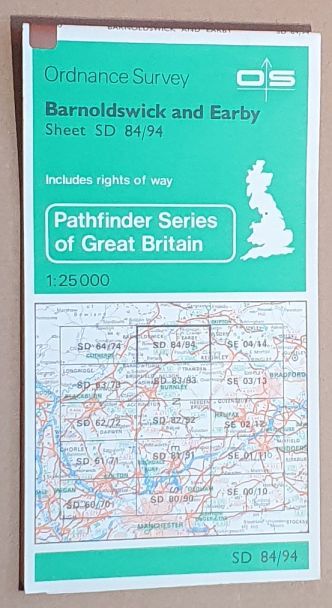 Barnoldswick and Earby 1:25000 Pathfinder Map Sheet SD 84/94