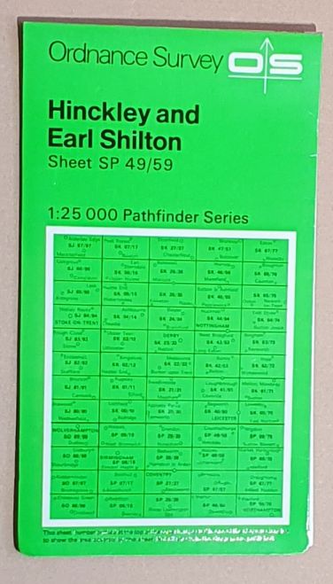 Hinckley and Earl Shilton. 1:25000 Pathfinder Map Sheet SP 49/59