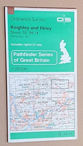 Keighley and Ilkley. 1:25000 Map Sheet SE 04/14 (Pathfinder 671)