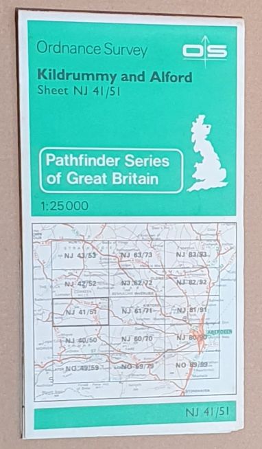 Kildrummy and Alford. 1:25000 Map Sheet NJ 41/51
