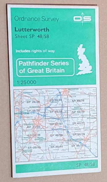 Lutterworth. 1:25000 Pathfinder Map Sheet SP 48/58 [936]