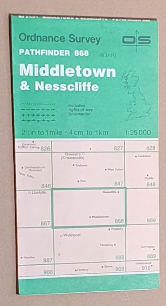 Middletown & Nesscliffe. 1:25000 Pathfinder Map Sheet 868 (SJ 21/31)