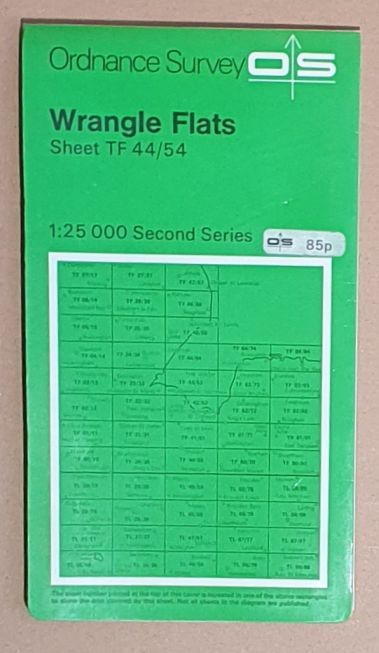 Wrangle Flats. 1:25000 Second Series Map Sheet TF 44/54