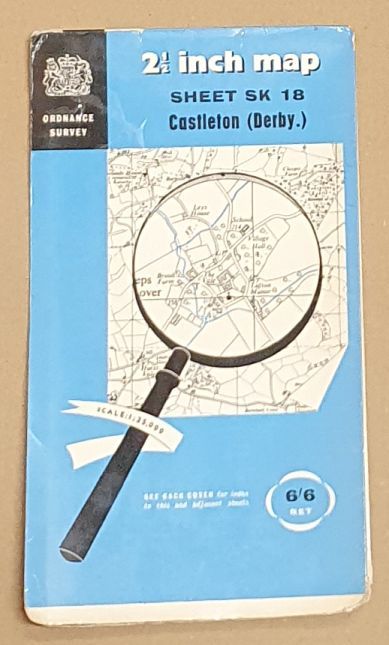 Castleton (Derbyshire). 1:25000 First Series Map Sheet SK 18