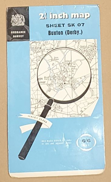 Buxton (Derbyshire). 1:25000 First Series Map Sheet SK 07