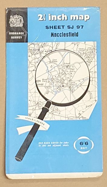 Macclesfield. 1:25000 First Series Map Sheet SJ 97