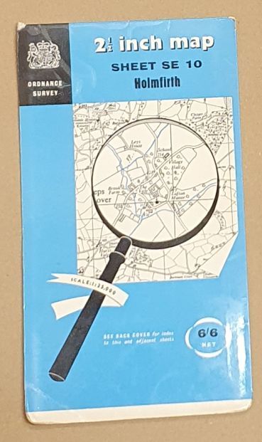 Holmfirth. 1:25000 First Series Map Sheet SE 10