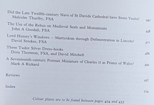 The Antiquaries Journal 2003, Volume 83