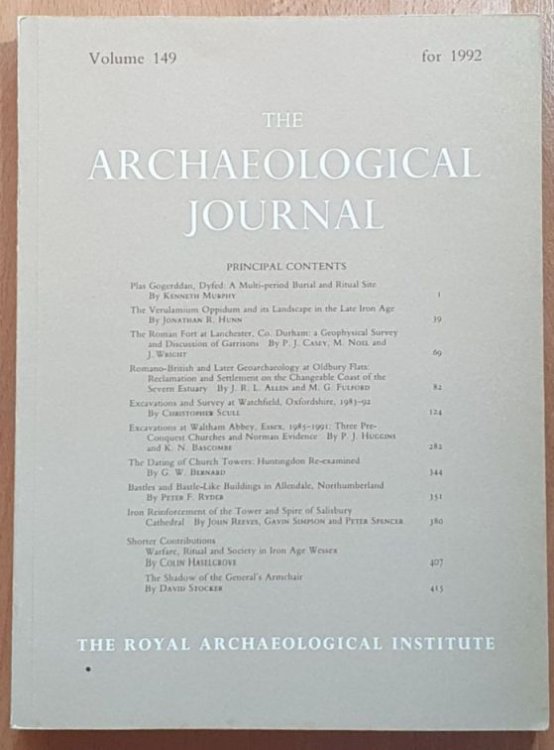 The Archaeological Journal Volume 149 for 1992