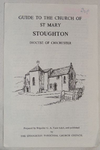 Guide to the Church of St Mary, Stoughton, Diocese of Chichester [Sussex]