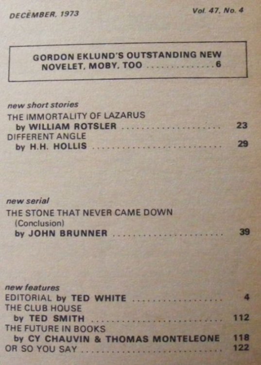Amazing Stories Vol.47 no.4, December 1973