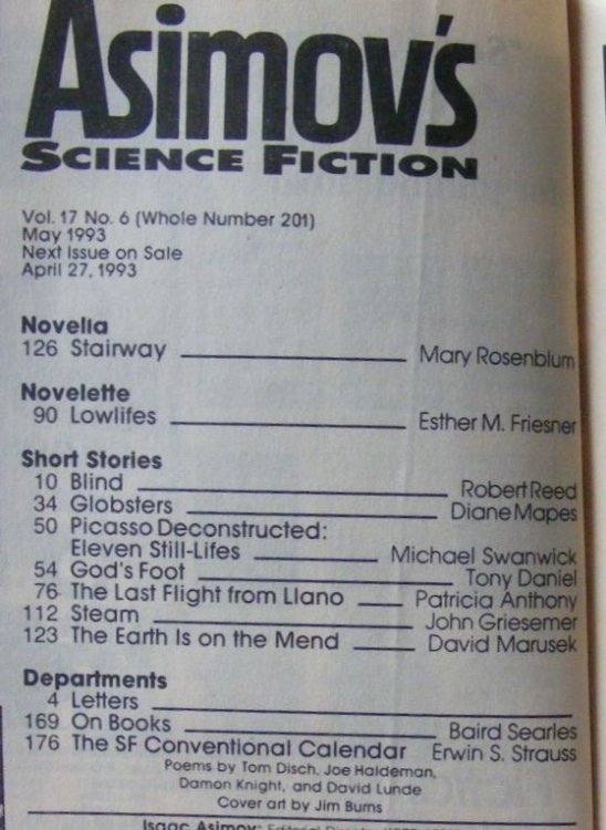 Asimov's Science Fiction Magazine Vol.17 No.6, May 1993