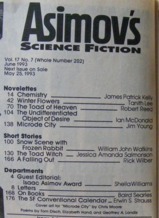 Asimov's Science Fiction Magazine Vol.17 No.7, June 1993