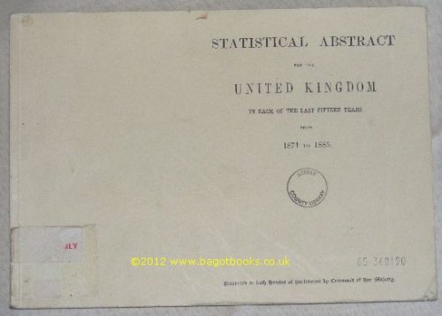 Statistical Abstract for the United Kingdom in Each of the Last Fifteen Years from 1871 to 1885