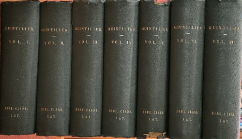 Quintilianus: Volumes I - VII