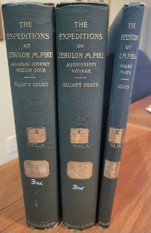 The Expeditions of Zebulon Montgomery Pike to Headwaters of the Mississippi River, A New Edition, Volumes I, II and III