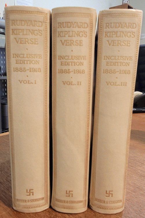 Rudyard Kipling's Verse; Inclusive Edition 1885-1918, In Three Volumes