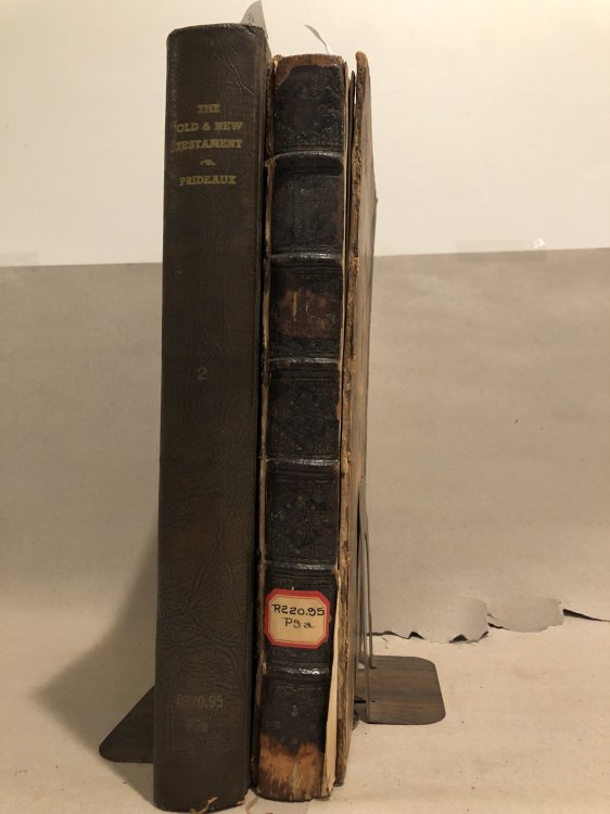 The Old and New Testament Connected in the History of the Jews and Neighbouring Nations From the Declension of the Kingdoms of Israel and Judah to the Time of Christ; Parts I & II [Hardcover] Humphrey Prideeaux