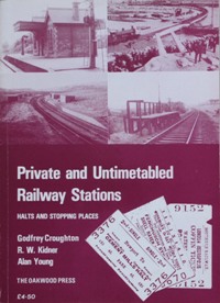 Private and Untimetabled Railway Stations