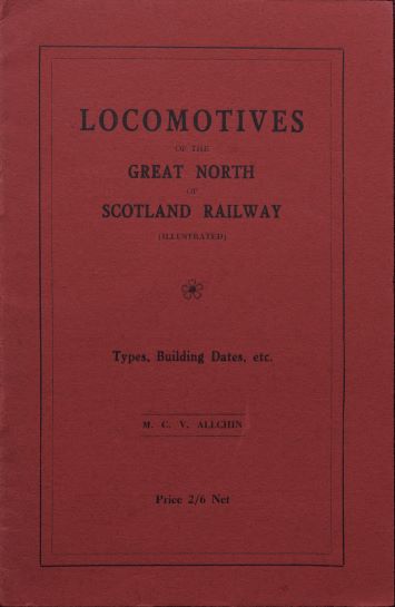 LOCOMOTIVES OF THE GREAT NORTH OF SCOTLAND RAILWAY