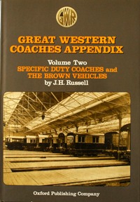 Great Western Coaches Appendix Volume Two