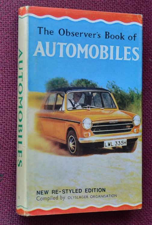 THE OBSERVER'S BOOK OF AUTOMOBILES [1970]