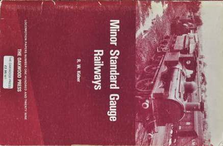 MINOR STANDARD GAUGE RAILWAYS