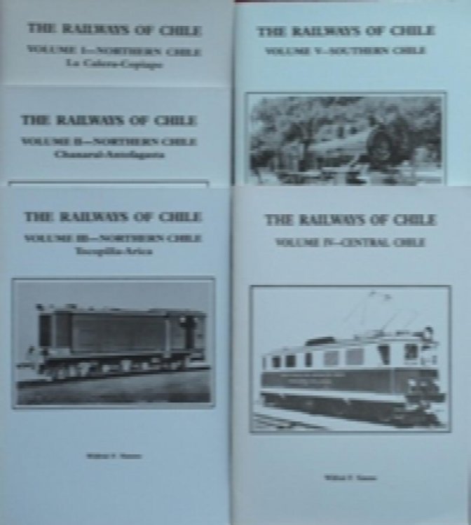 The Railways of Chile (5 Volume Set)