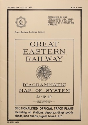 Great Eastern Railway : Diagrammatic Map of System 25.12.19