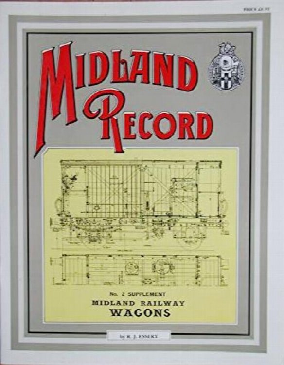 MIDLAND RECORD No.2 Supplement MIDLAND RAILWAY WAGONS