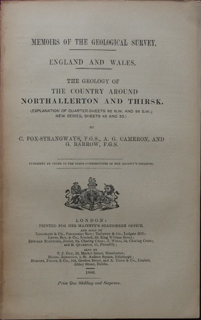 The Geology of the Country Around Northallerton and Thirsk