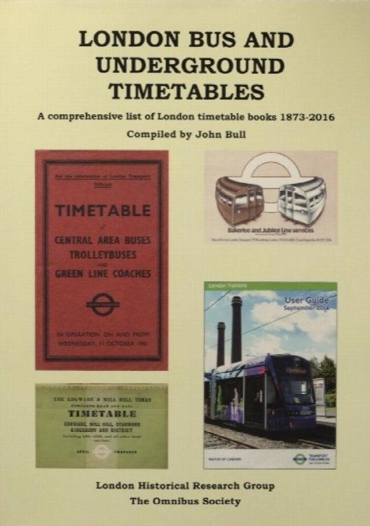 London Bus and Underground Timetables