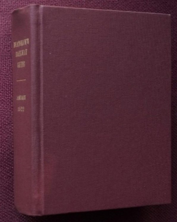 Bradshaw's General Railway & Steamer Guide January 1922