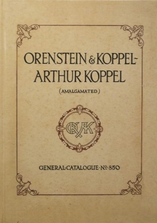 Orenstein & Koppel - Arthur Koppel Ltd : General Catalogue No.850