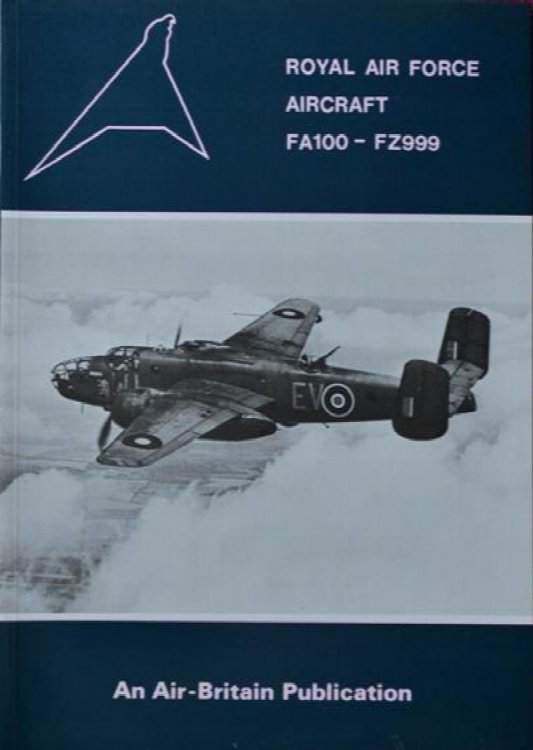 Royal Air Force Aircraft FA100 - FZ999