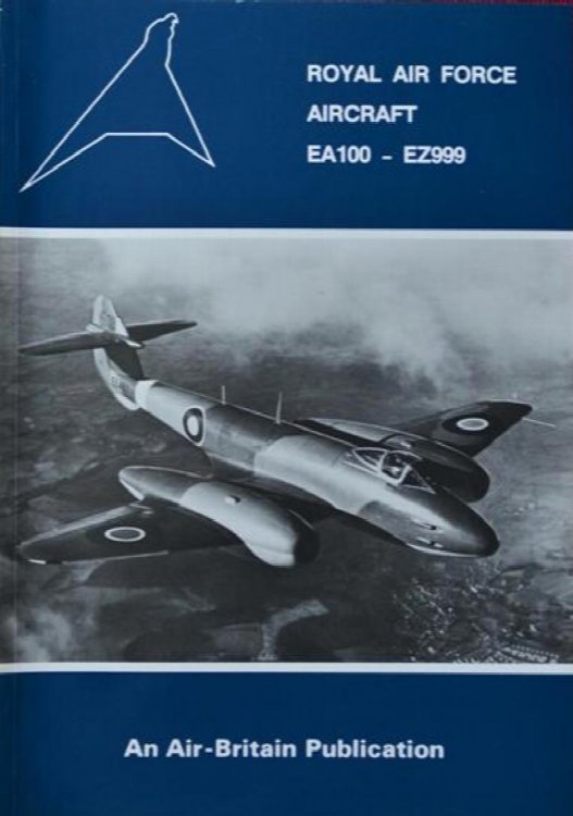 Royal Air Force Aircraft EA100 - EZ999