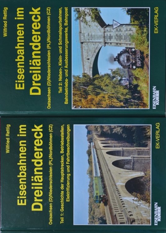 Eisenbahnen im Dreilndereck : Ostsachsen (D) / Niederschlesien (PL) / Nordbhmen (CZ) - 2 Volume Set